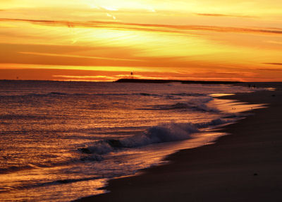 sunset at Jones Beach