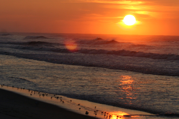 sunrise at Jones Beach