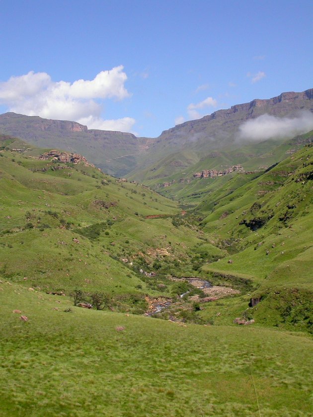 Sani Pass in summer by Adam Riley