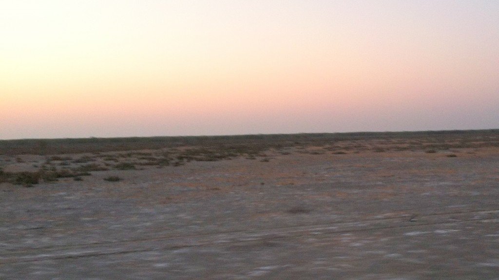 The White Desert in the morning