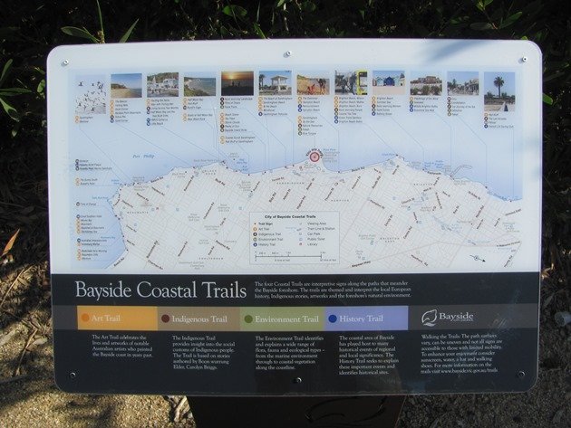 Bayside coastal trail map