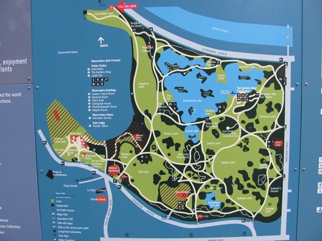 Royal Botanic Gardens Melbourne Map Melbourne's Botanical Gardens – 10,000 Birds