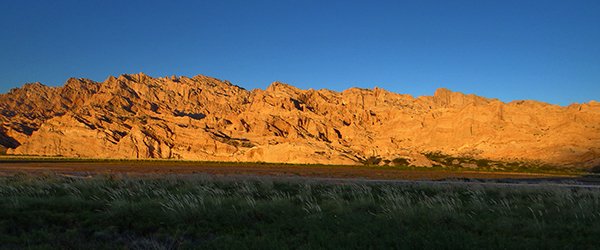 Calchaqui Valley sunset colors