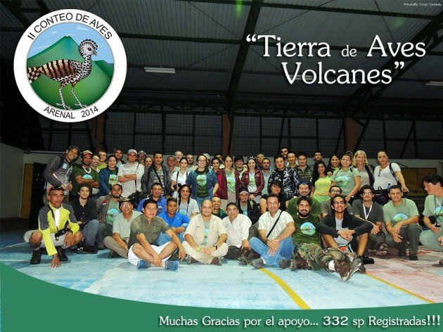 2014 Arenal Bird Count participants