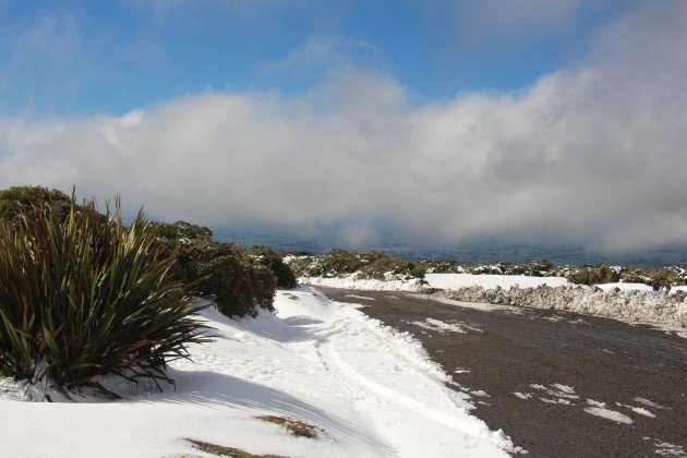 View from snowline