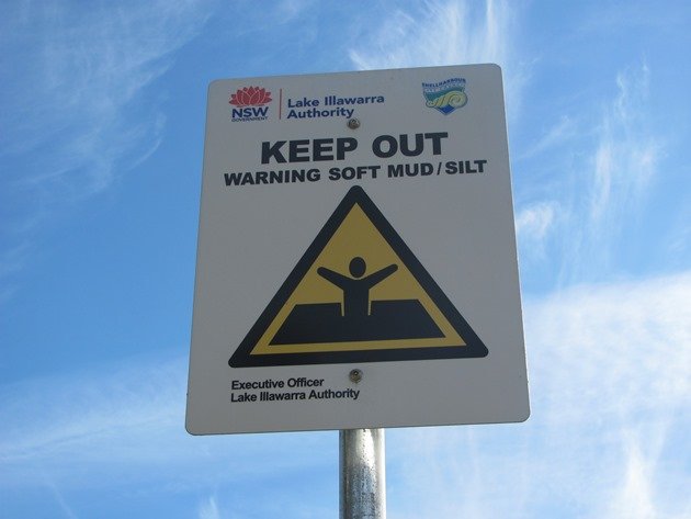 Mud warning