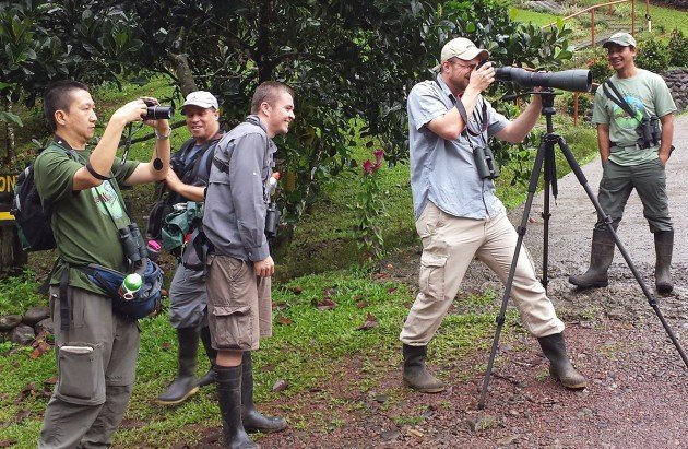 Arenal Count Crew (from left: Tomo, Patrick, Johan, Corey, and Ismael