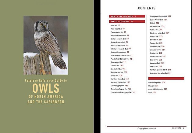 owls table of contents